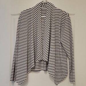 Striped Black and White Cardigan